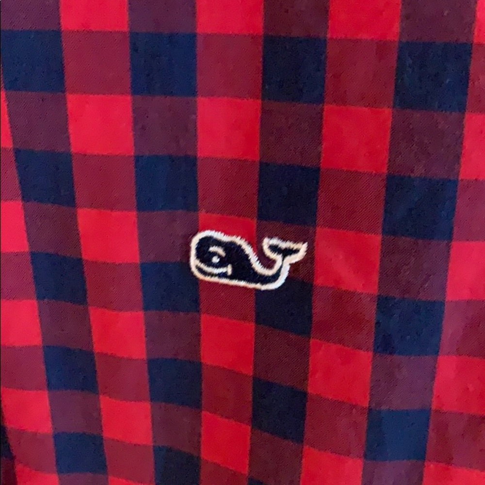 Vineyard Vines Button Down Classic Gingham Shirt - image 3